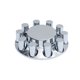 thumbnail image 2 of Juego plano de tapacubos cromado jiaru de 33 mm para tuercas de eje, 2 of 9