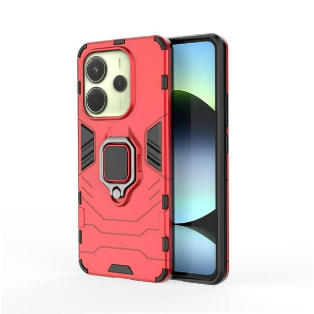 FOXDOCK Funda Antigolpes para Xiaomi Redmi Note 14 4G – Protección Total con Soporte y Diseño Robusto