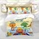 thumbnail image 5 of Fideos y Amigos Conjunto de sábanas temático, trío de piezas, cómodo y amigable con la piel, diseño único, regalo de decoración para el hogar para familiares, amigos y fans,173cm *218cm, 5 of 6