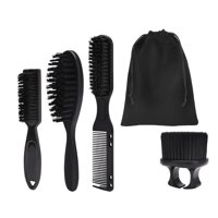 Magideal - Juego De Cepillos Y Peines De Peluquero, Peine De Corte De Peluquero Portátil Reutilizable Profesional, Ligero Para Hombres, Regalos Del Día Del Padre Paquete De Bolsa