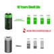 thumbnail image 4 of Batería de Litio Enegitech CR123A 3V 1600mAh No Recargable, 4 of 7