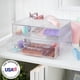 thumbnail image 2 of Cajones organizadores apilables de plástico StorI STAX Clear (juego de 2), 2 of 8