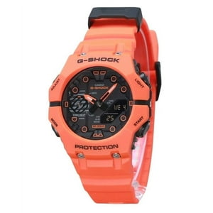 Reloj Casio G-Shock Análogo Digital Smartphone Link Correa De Resina De Base Biológica Naranja Esfera Gris Cuarzo Ga-B001Fl-4A 200M Para Hombre
