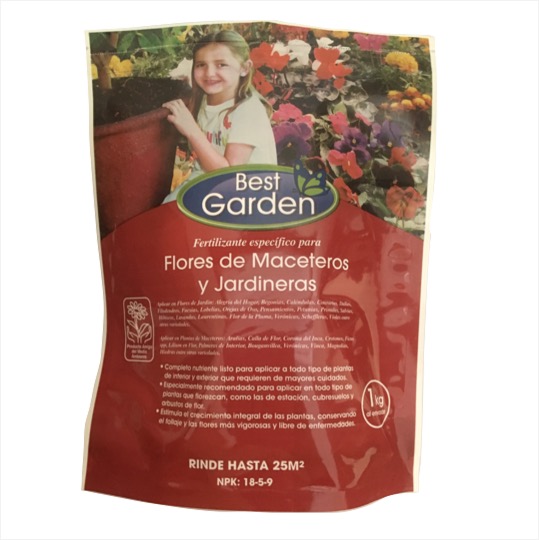 Best Garden - Fertilizante Específico Flores Y Macetero 1 Kg