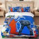 thumbnail image 1 of Digital Printed Polyester Bedding Set 1 Duvet Cover + 2 Pillowcases Skin-Friendly Fabric, 1 of 5