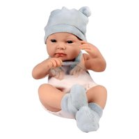 Ali Chile - Muñeca Infantil Bebé Realista Silicona Babydoll Celeste