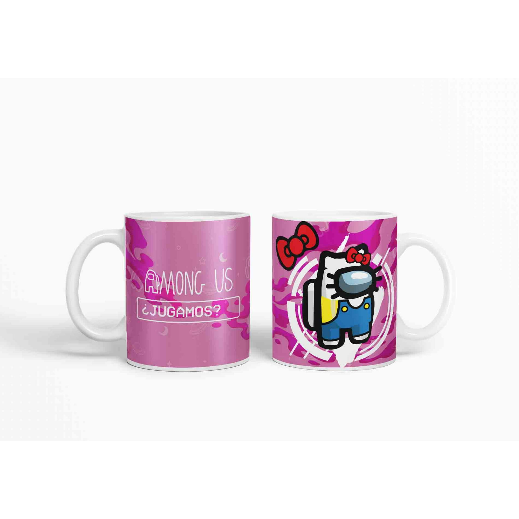 Mundo Textil - Taza Among Us Hello Kitty D15 (320ml)