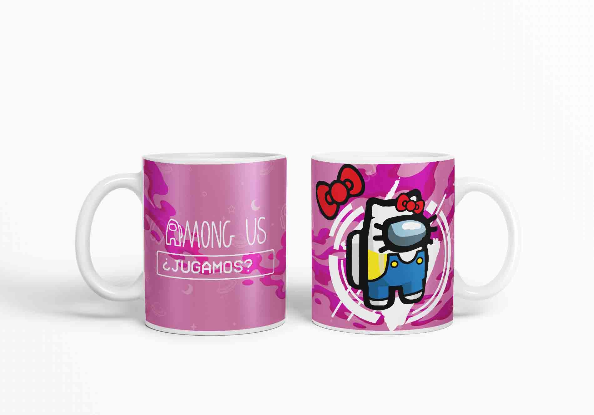 Mundo Textil - Taza Among Us Hello Kitty D15 (320Ml)
