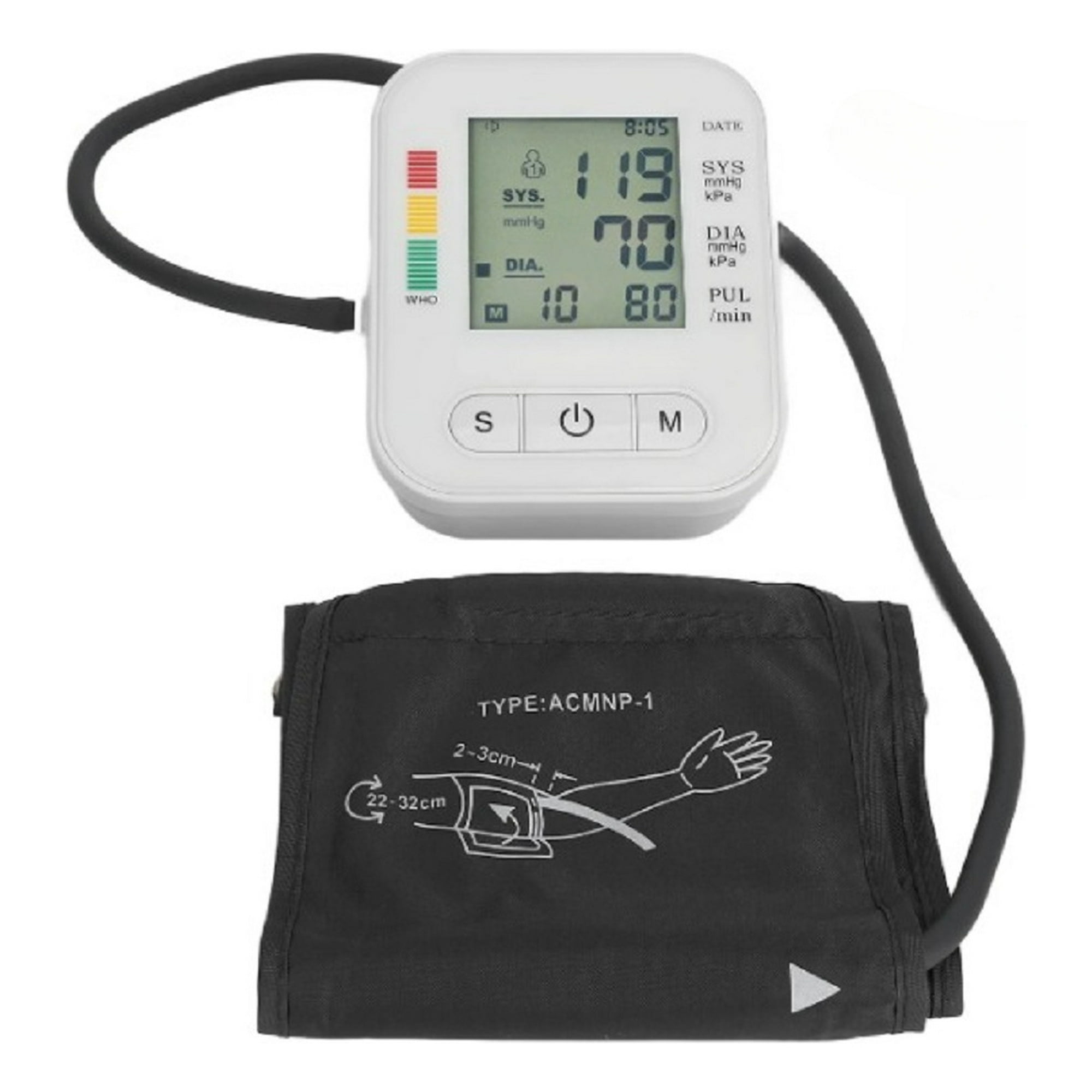 Genérico - Tensiometro Monitor Presión Arterial Digital Automático Lau