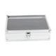 thumbnail image 4 of Caja De Reloj Con 12 Ranuras, Caja De Almacenamiento De Reloj Portátil Para Tienda, Gabinete, Oficina, 4 of 5