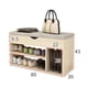 thumbnail image 2 of Muebele Organizador De Zapatos Con Asiento 43x80x30cm, 2 of 4