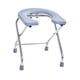 thumbnail image 5 of Asiento De Inodoro Plegable Portátil, Silla Cómoda Para Viajes, Pesca, Camping, Gris, 5 of 5