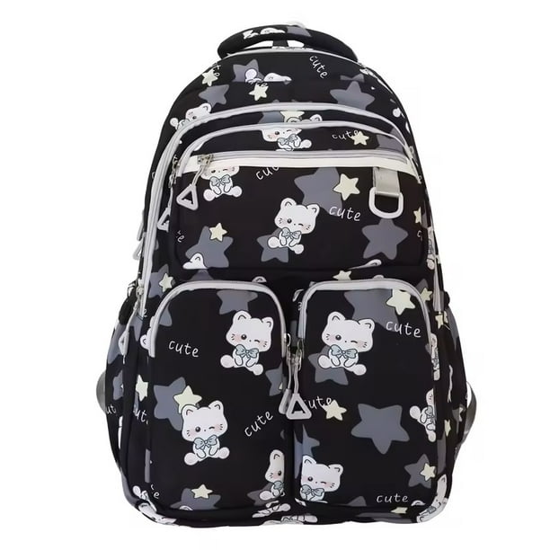 Mochila Escolar Mochilas Con DiseÃ±o De Gatos Mochila Gato Mochila