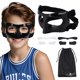 thumbnail image 1 of Máscara facial Macarte para niños - Protector nasal deportivo negro, 1 of 6