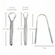 thumbnail image 2 of Stainless Steel Tongue Scarper For Oral hygiene tongue Scraper Cleaner Beauty Health Gratte Langue Tounge Scrapper Brush, 2 of 3