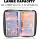 thumbnail image 3 of Easyoulife Credit Card Holder Wallet para Mujer con Cierre y Cuero, 3 of 3