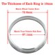 thumbnail image 2 of Anillos de buje GoldenSunny 72,6 a 67,1 mm Pack de 4 Aluminio, 2 of 5