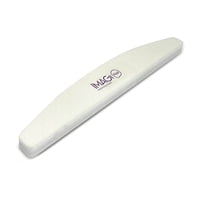 Imagi Nail - Lima Esponja Media Luna Profesional Blanca Imagi