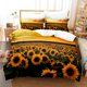 thumbnail image 1 of New Beauty Flower Bedding Set Single Twin Full Queen King Size Rose Sunflower Bed Set Aldult Kid Kawaii Duvetcover Sets 3D Bed Sheets, 1 of 5