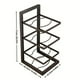 thumbnail image 4 of 1pc Pan And Pot Organizer For Cabinet, Heavy Duty Pot Lid Rack, Kitchen Cabinet Pantry Cookware Organizer Rack Holder, 2/3/4 Adjustable Dividers, Holds Cast Iron Skillets, Pots, Frying Pan, Lids, Kitc, 4 of 5