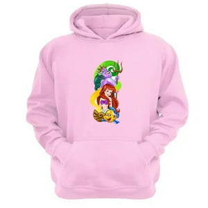 Genérico - Polerón Canguro Sirena Marina Rosa Talla Xl Unisex