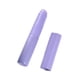 thumbnail image 3 of Pincel de silicona para labios, pincel para lápiz labial con tapa, pincel de maquillaje de labios en ángulo lavable, multifuncional para niñas, salón, Violeta, 3 of 5
