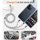 thumbnail image 2 of Cable Puxnoin 3 en 1, 3 unidades, USB-C, Lightning y Micro USB, 2 of 3