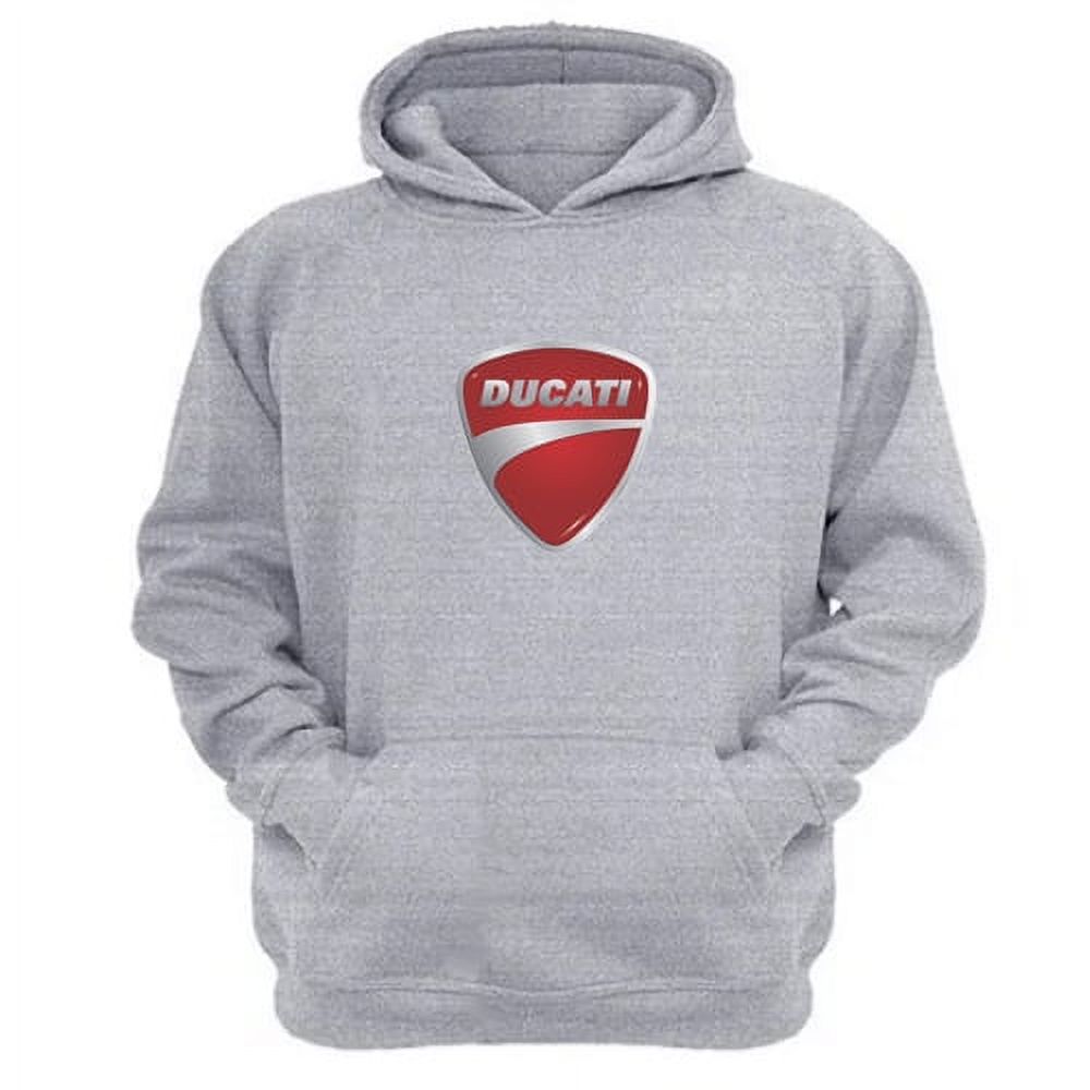 Genérico - Polerón Canguro Ducati Gris Claro Talla Xl Unisex