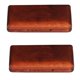 thumbnail image 1 of Estuche de almacenamiento de láminas de madera de alta calidad de 2 piezas para clarinete saxofón, 1 of 5
