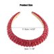 thumbnail image 2 of Diadema de Cristal de Unique Bargains, Cinta para el Cabello con Piedras de Imitación para Mujeres, 1.2 Pulgadas de Ancho, 1 Pieza Roja, 2 of 7