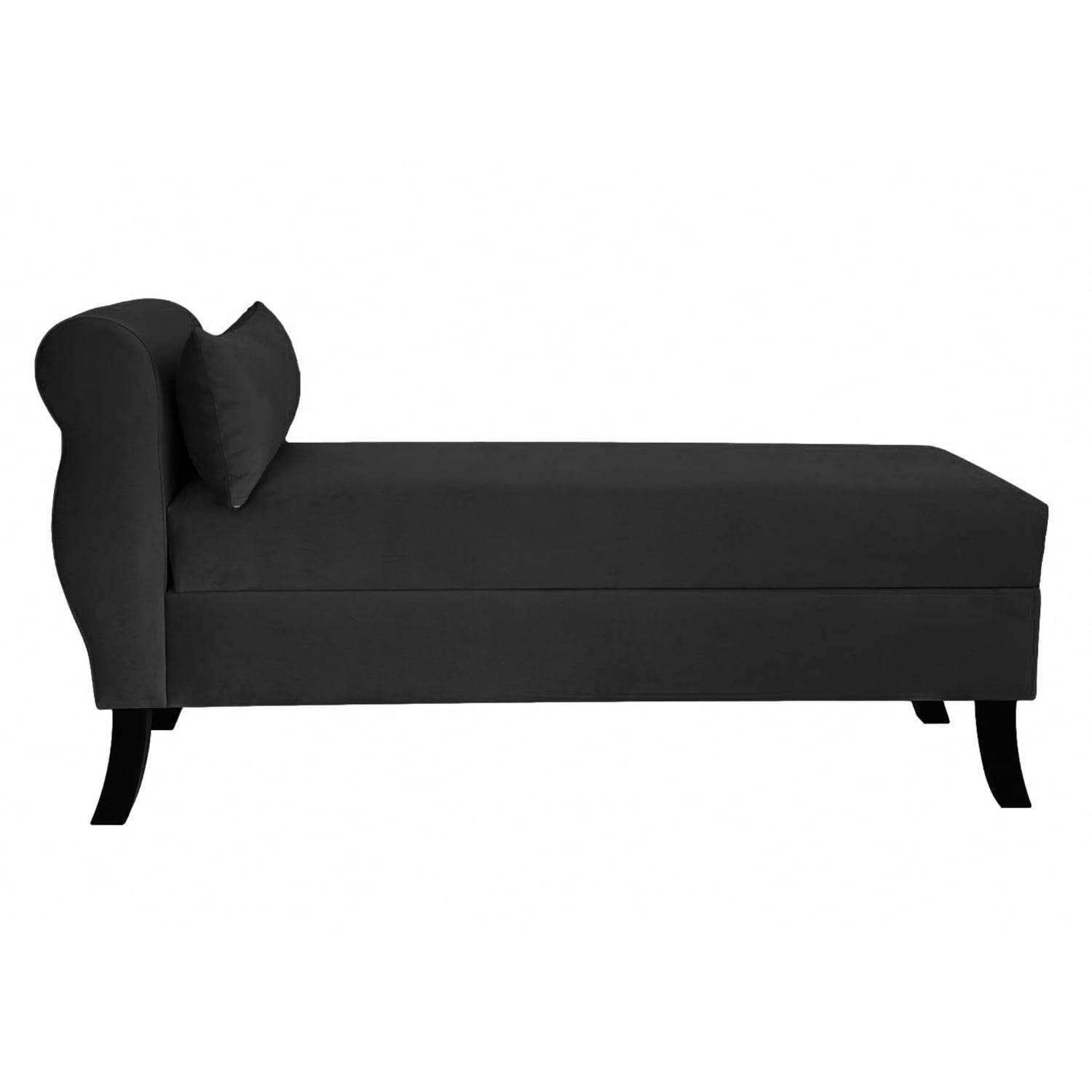 Tapiceria Moderna - Banqueta Baul New Diva Color Negro