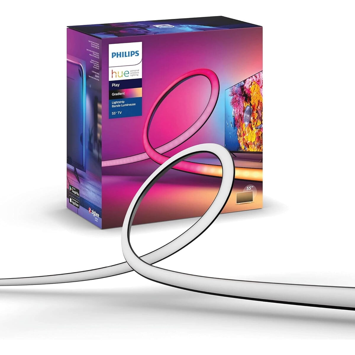 Tira Led Philips Hue Play Gradient 55 Tv Multicolor