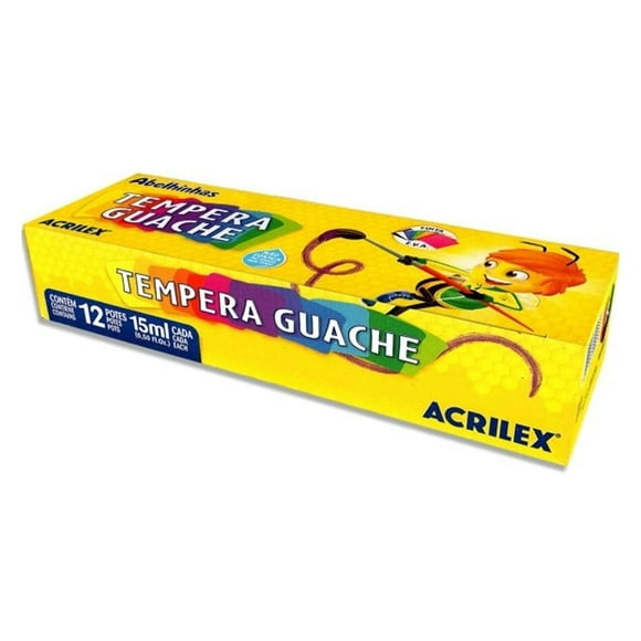 TEMPERA 12 COLORES multicolor