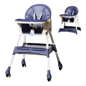 Silla Comer Bebe Portatil Babynest Ruedas 2 En 1
