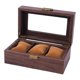 thumbnail image 2 of Reloj Caja De Almacenamiento De Madera A Prueba De Polvo Caja De Joyería De Bloqueo Regalo De Mujer 3 Rejilla, 2 of 3