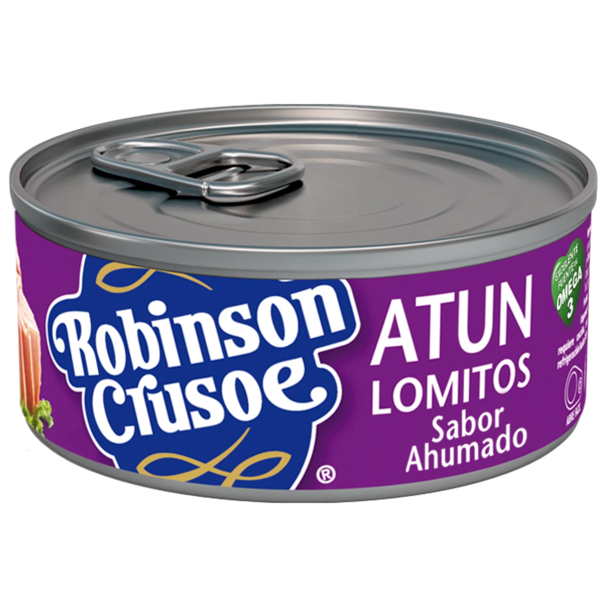 Atún Ahumado Drenado 91 g - Neto 140 g Robinson Crusoe