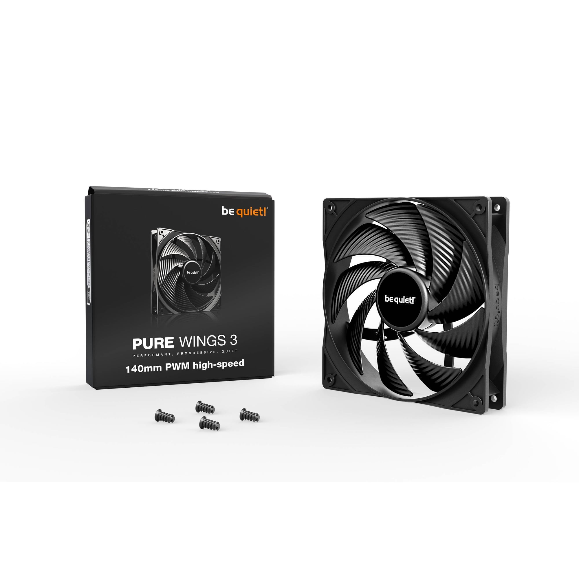 Ventilador Para Gabinete Be Quiet! Pure Wings 3 140mm Pwm High-speed
