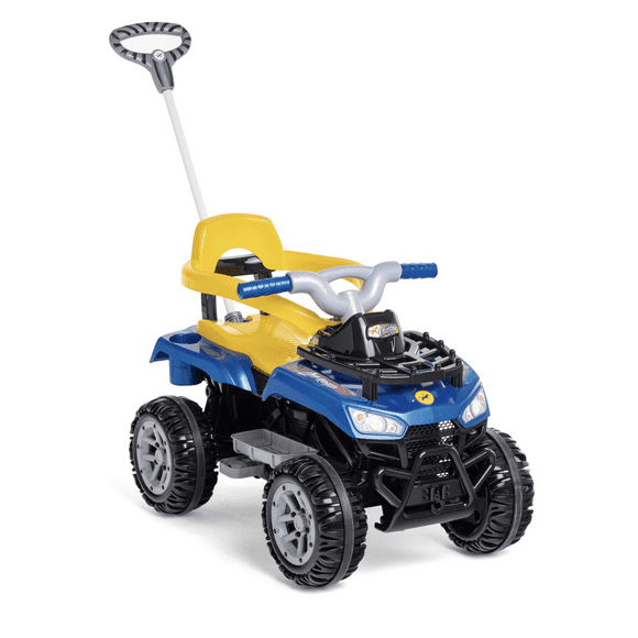 Rodado Con Pedales Cross Up Azul Amarillo