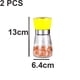 thumbnail image 2 of Molinillo de sal y pimienta, molinillo de sal y pimienta de acero inoxidable rellenable de vidrio, 2 of 5