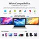 thumbnail image 5 of Monitor Miesebe 15,6" Full HD portátil de triple pantalla, 5 of 8