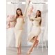 thumbnail image 3 of Vestido de Maternidad QUNISY – Conjunto de 2 Piezas para Baby Shower, 3 of 6