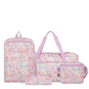 Megapack 2.0 5Xt Mochila Niña Xtrem Flores Rosado