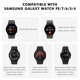 thumbnail image 2 of Banda de metal para Samsung Galaxy Watch 7 FE 6 5 4 MoKo negra, 2 of 8