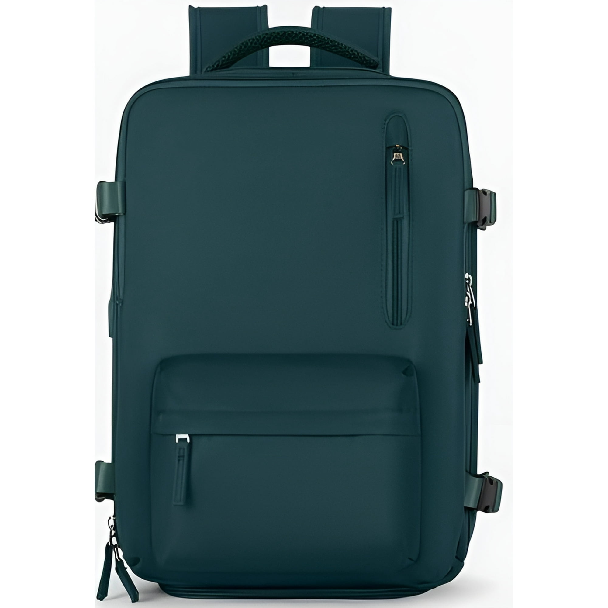 Genérico - Mochila Viaje Cabina Avión Impermeable Viral Zapatos Usb Verde