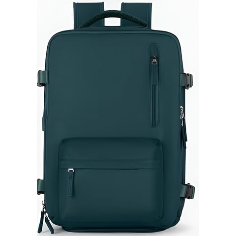 Genérico - Mochila Viaje Cabina Avión Impermeable Viral Zapatos Usb Verde