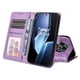 thumbnail image 2 of Funda tipo cartera FOXDOCK para OnePlus 13R 5G , diseño girasol en relieve, cuero PU, cierre magnético, soporte y tarjetero, 2 of 5