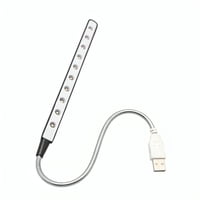 Genérico - Lampara Led Usb Linterna Flexible Notebook