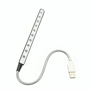 Genérico - Lampara Led Usb Linterna Flexible Notebook