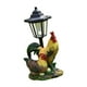 thumbnail image 3 of Figura De Patio Con Luz Solar, Bonito Adorno De Césped Para Regalos De Inauguración De La Casa, Pollo, 3 of 3