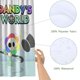 thumbnail image 3 of El mundo de Dandy Cortina de Ducha para Baño Decoración del Hogar, Cortinas de Baño Impermeables Duraderas, Cortina de Baño, Decoración de Baño para Adultos Niñas Niños, Regalos para Casa 119cmX180cm, 3 of 5